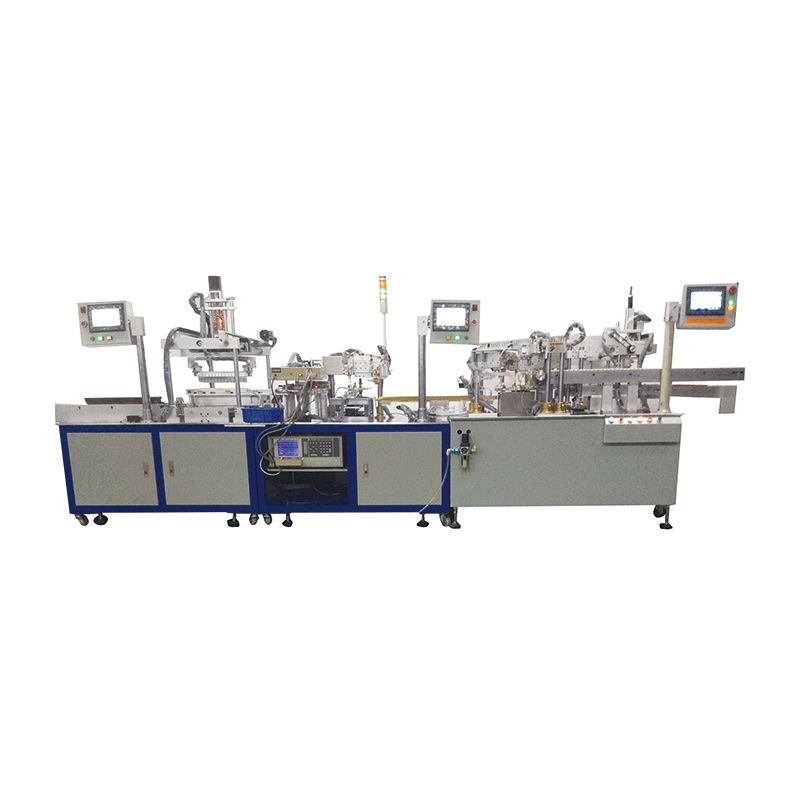 Magnetic core assembly plastic testing machine