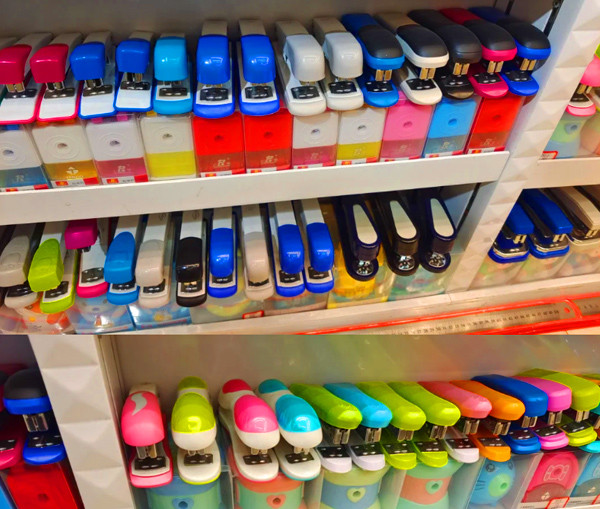 Factory Spot Different Sizes Custom Color Box Metal Stapler for Stationery Promote