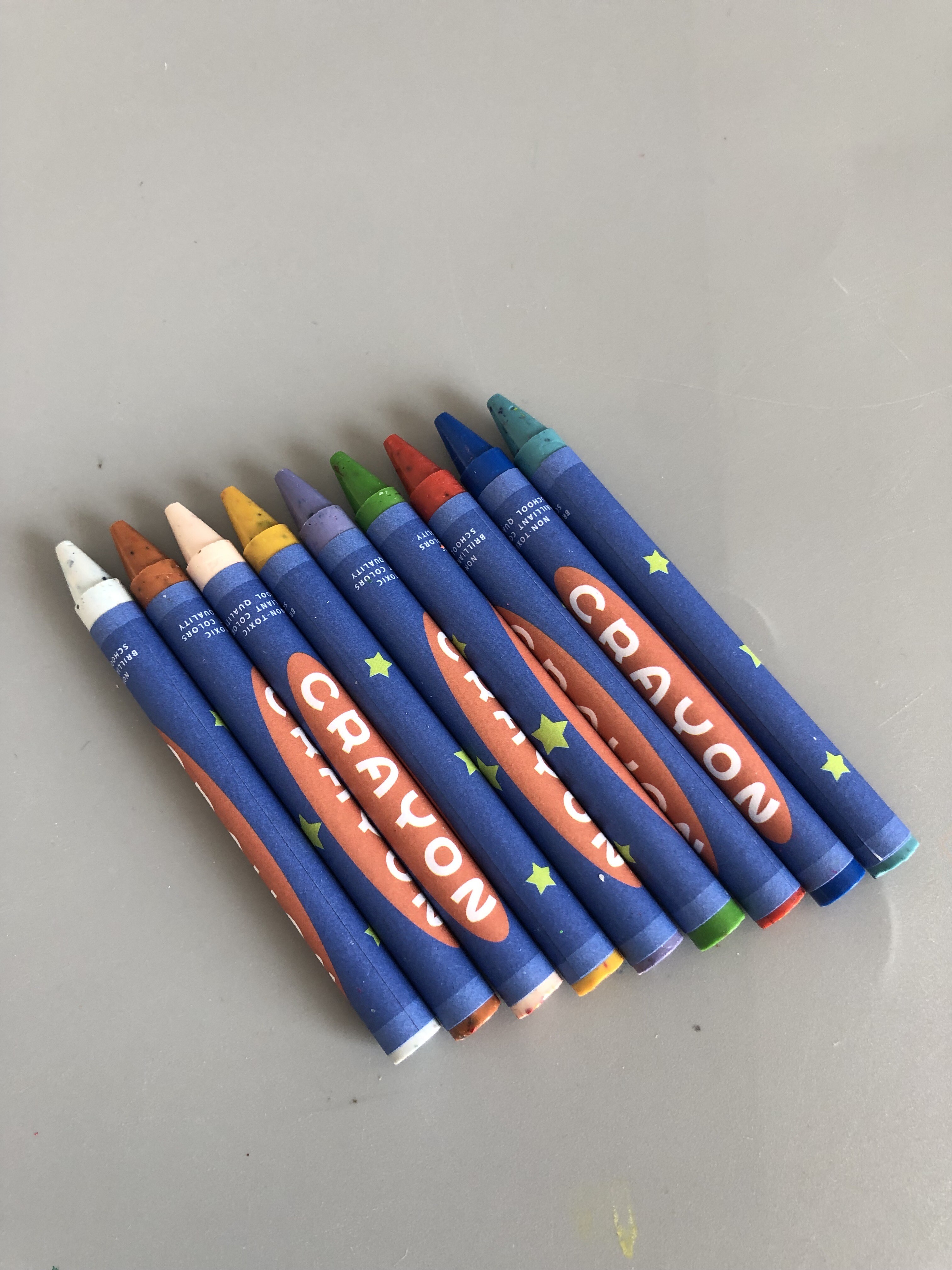 8.8*0.8cm Kids DIY Washed Crayon with Custom Logo