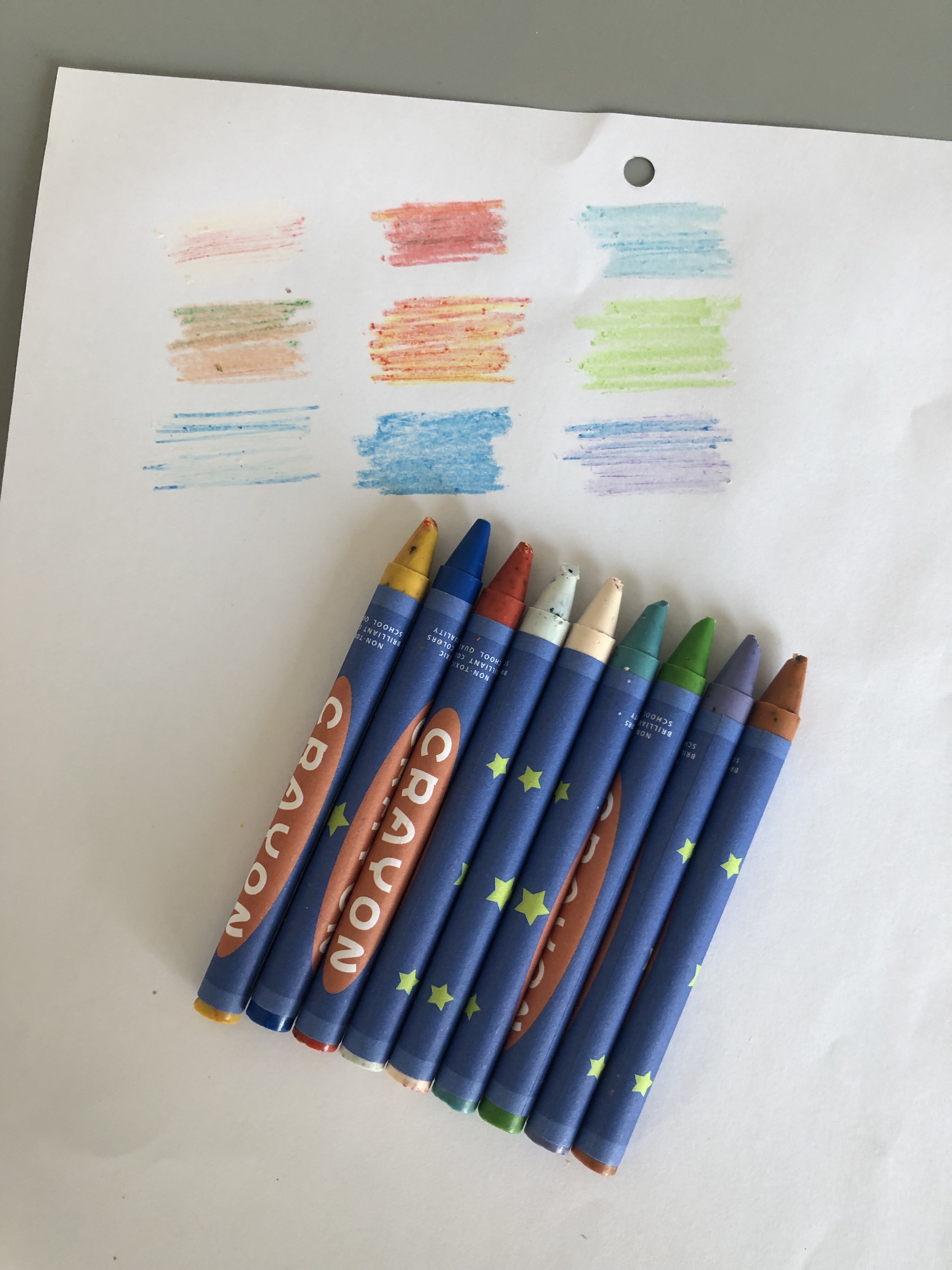 8.8*0.8cm Kids DIY Washed Crayon with Custom Logo