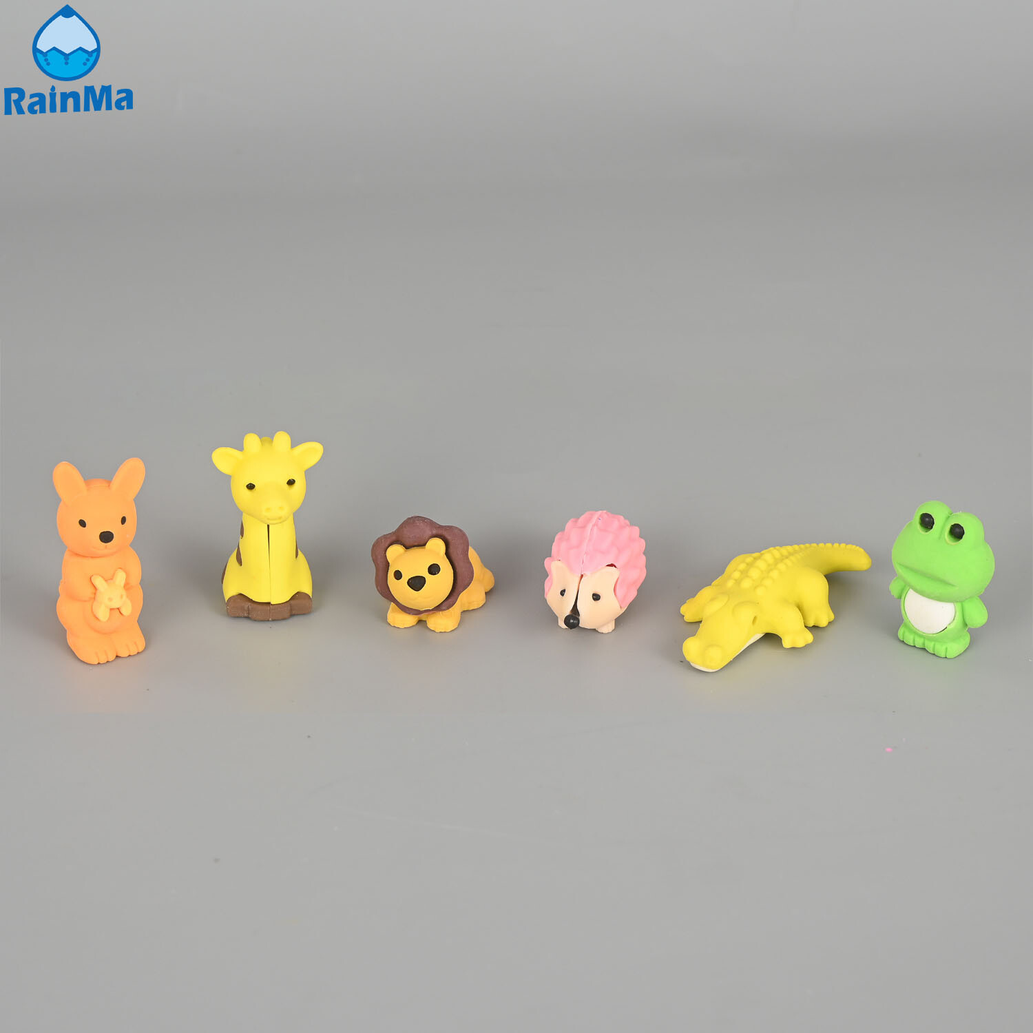 Animal Modeling 3D Colored Eraser for Kids Stationery