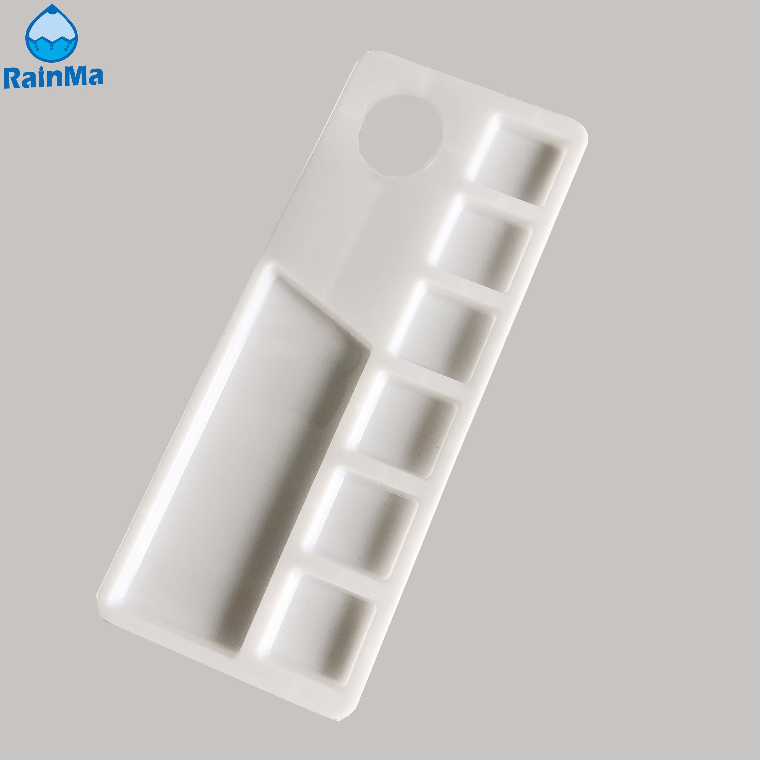 7 Well Plastic Oil Watercolor Craft DIY Art Painting Palette