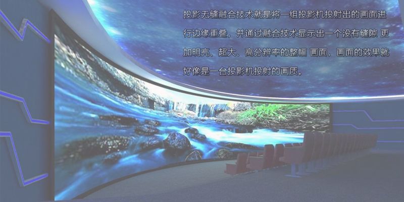 边缘融合投影大屏